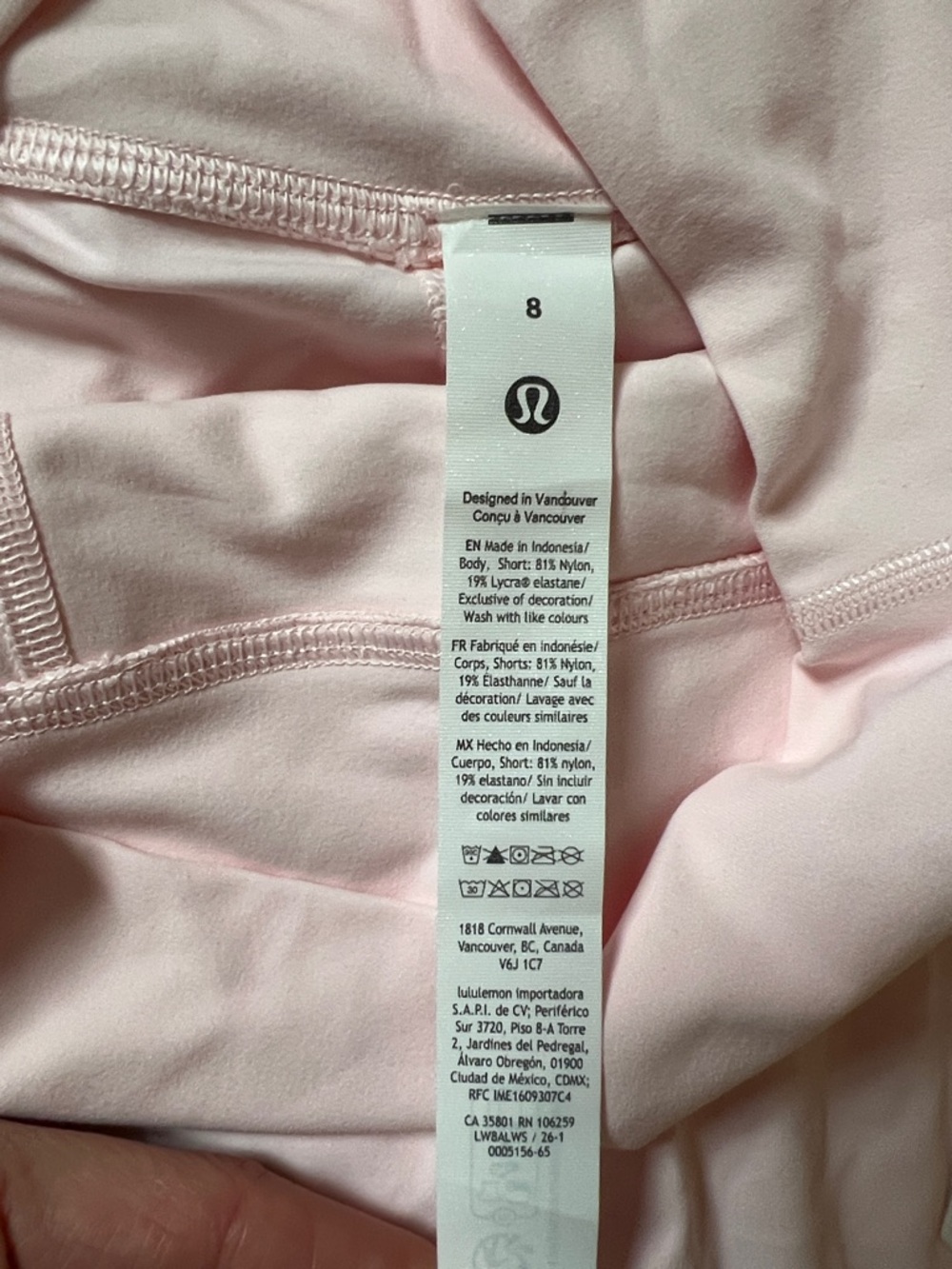 Lululemon Pink Pearl Align Skirt Size 8 NWT - Picture 2 of 4